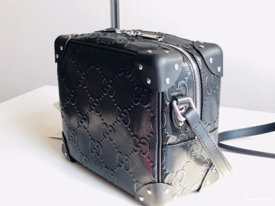 Hyperpeter bag with GG details shoulder GUCCI leather 0811